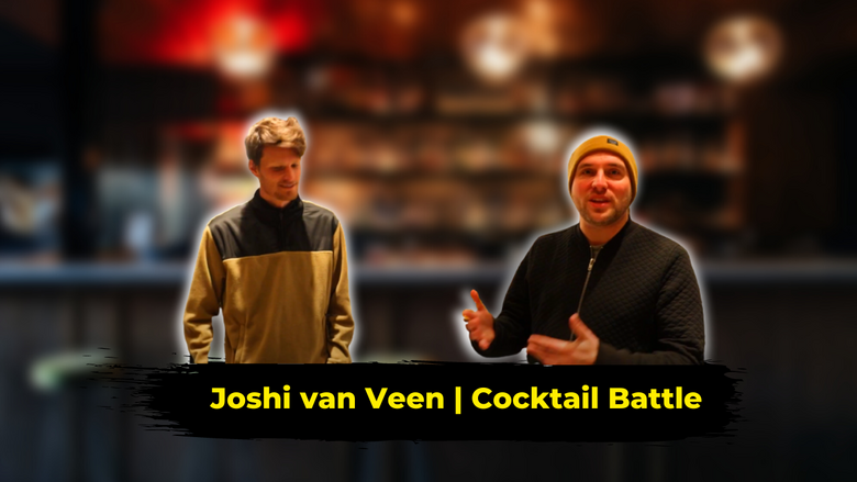 Cocktail battle met voorganger en barman. 