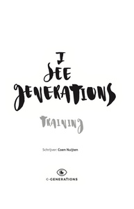 I SEE Generations trainingsboekje